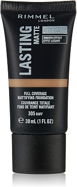Rimmel Lasting Matte Full Coverage Foundation 30ml 305 Buff