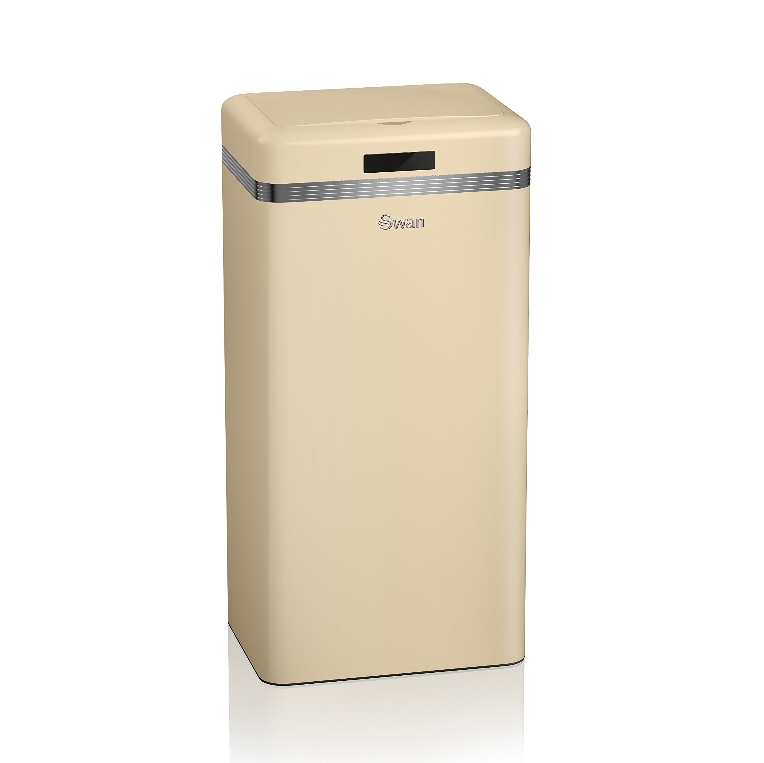 Swan Retro 45L Square Sensor Bin (Cream)