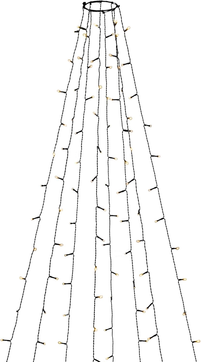 Konstsmide LED "Halo Tree System" Christmas Lights Outdoor 8 Strands of 50 Diodes