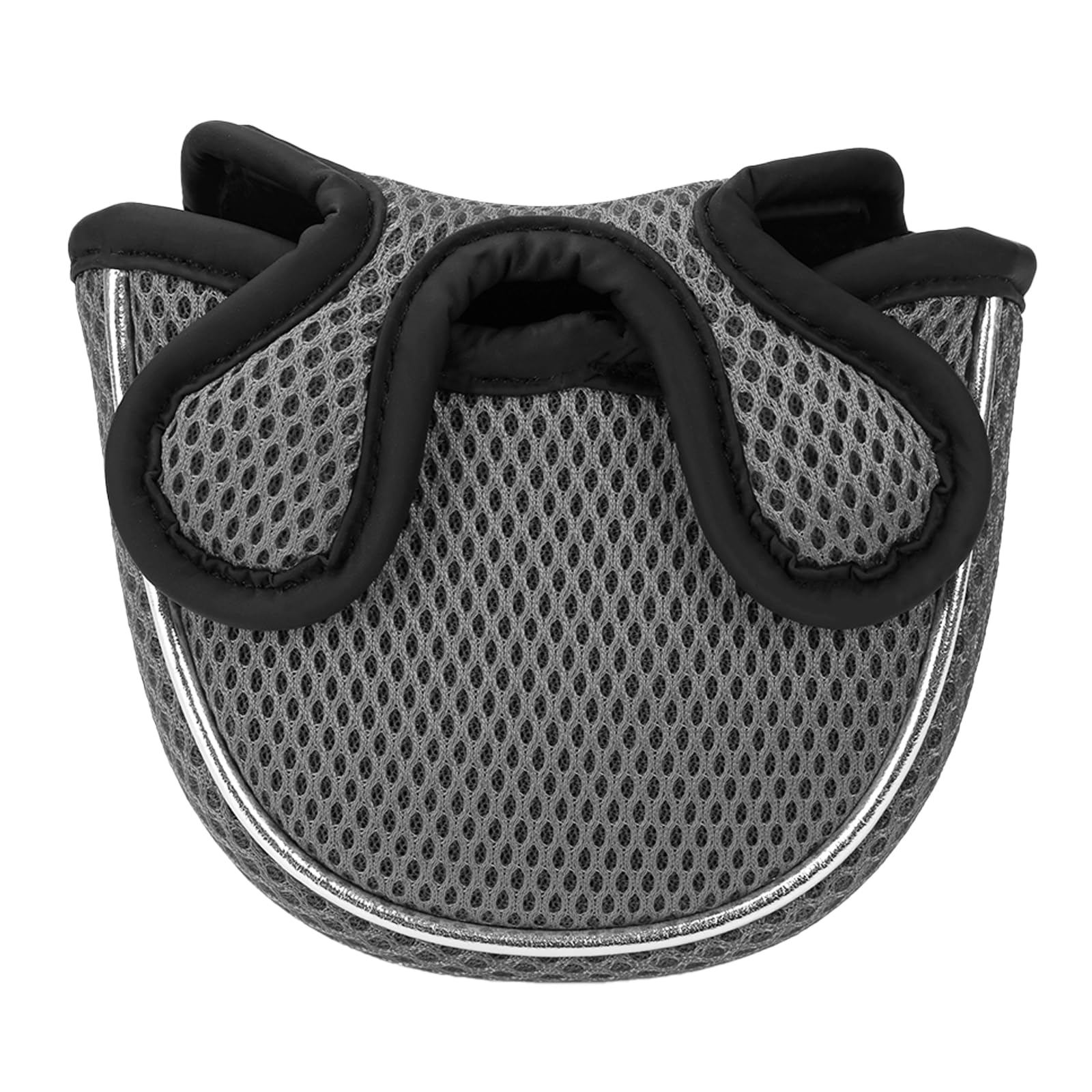 Andux Mallet Cover Golf Putter Head Covers for Center Shaft Putter Grey MT/TG16, Semicircle