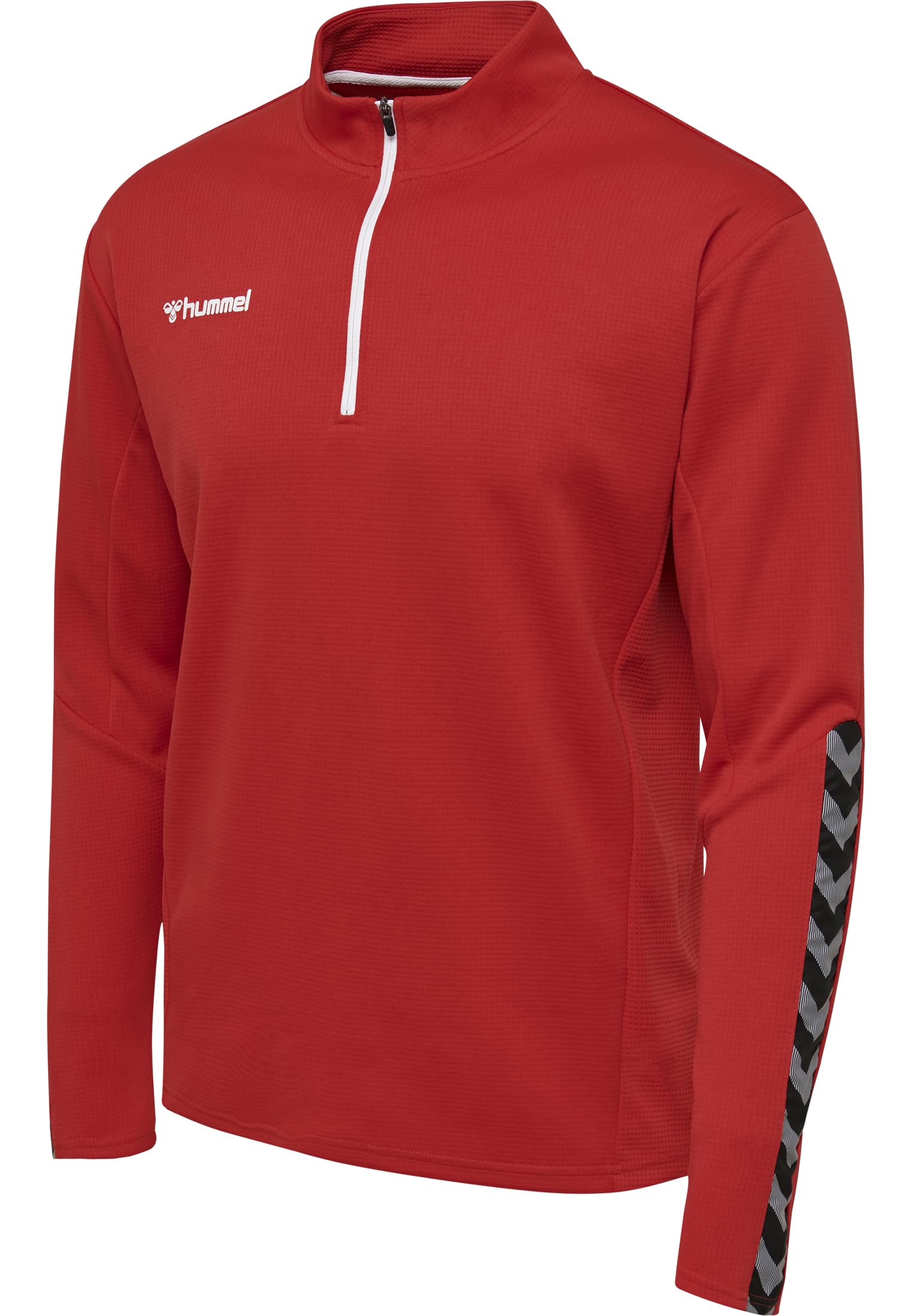 hummel Men's Authentic Half Zip Sweatshirt True Red