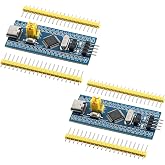 2Pcs CH32V103C8T6 RISC-V 32-bit MCU Development Board with Type-C, No Soldering Minimum System Learning Module