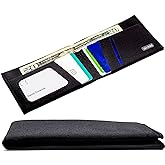 SlimFold MICRO Minimalist Front Pocket Vegan Slim Wallets for Men (RFID Blocking)