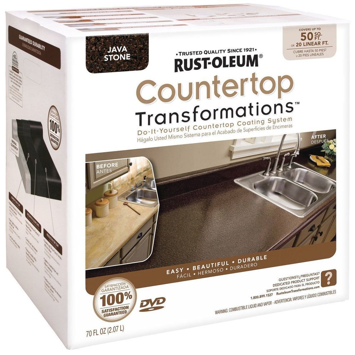 Buy Rust Oleum Countertop Transformations Kit Java Stone Online