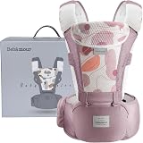 bebear Bebamour Baby Carrier 0–36 Months Ergonomic Hip Seat Pink view 6