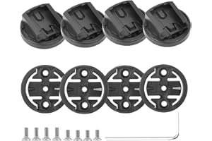 VOIEOV Bike Mount for Cateye - [4-Pack] Mount Adapter Insert Compatible with Cateye Out Front Cycling Computer Mounts, Bicycle GPS Computer Mounts Replacement Base,Cycling Combo Mount Road MTB Accessories