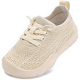 Scurtain Toddler Shoes Boys Girls Barefoot Shoes Kids Breathable Sneakers Slip on Toddler Sneakers