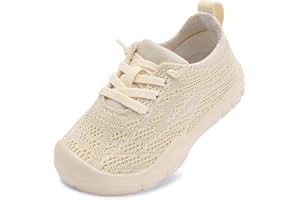 Scurtain Toddler Shoes Boys Girls Barefoot Shoes Kids Breathable Sneakers Slip on Toddler Sneakers