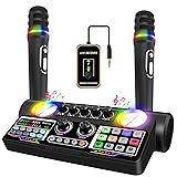 Portable Karaoke Machine Bluetooth Speaker with 2