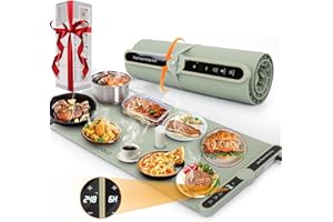 ALFOLO Warming Trays for Buffets Party Food Warmers for Parties Extra Large 31.5"x15" Defrosting Tray,Food Warming Mat 9Temp,Heating Mat for Food Defrosting Tray Sourdough Warmer Buffet Servers Kitchen Gifts