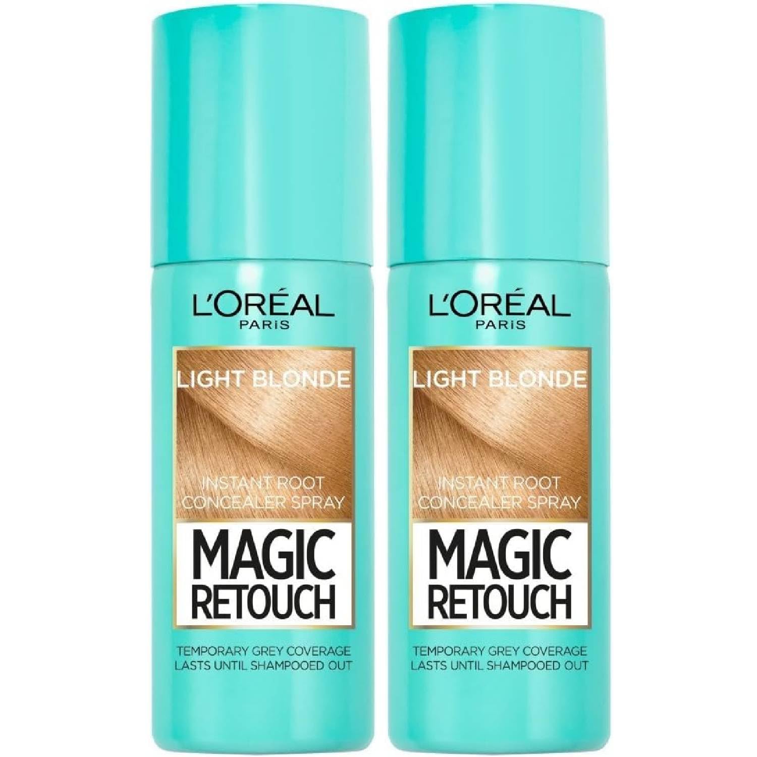 (2 PACK) L'Oreal Paris Magic Retouch Instant Root Concealer Light Blonde x 75ml