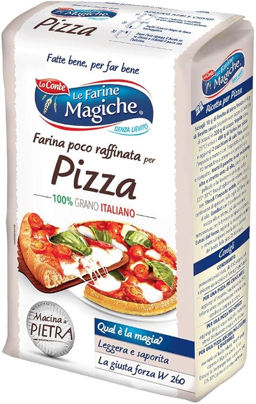 Le Farine Magiche Farina per Pizza, Farina poco raffinata, Sapore