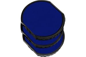 RUBBER STAMP CREATION Ideal Replacement Ink Cartridge 400R - Pack of 3 - Blue Color