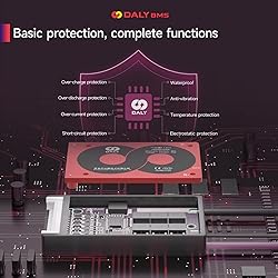 DALY 4S-16S BMS 15A to 200A Protection Board with
