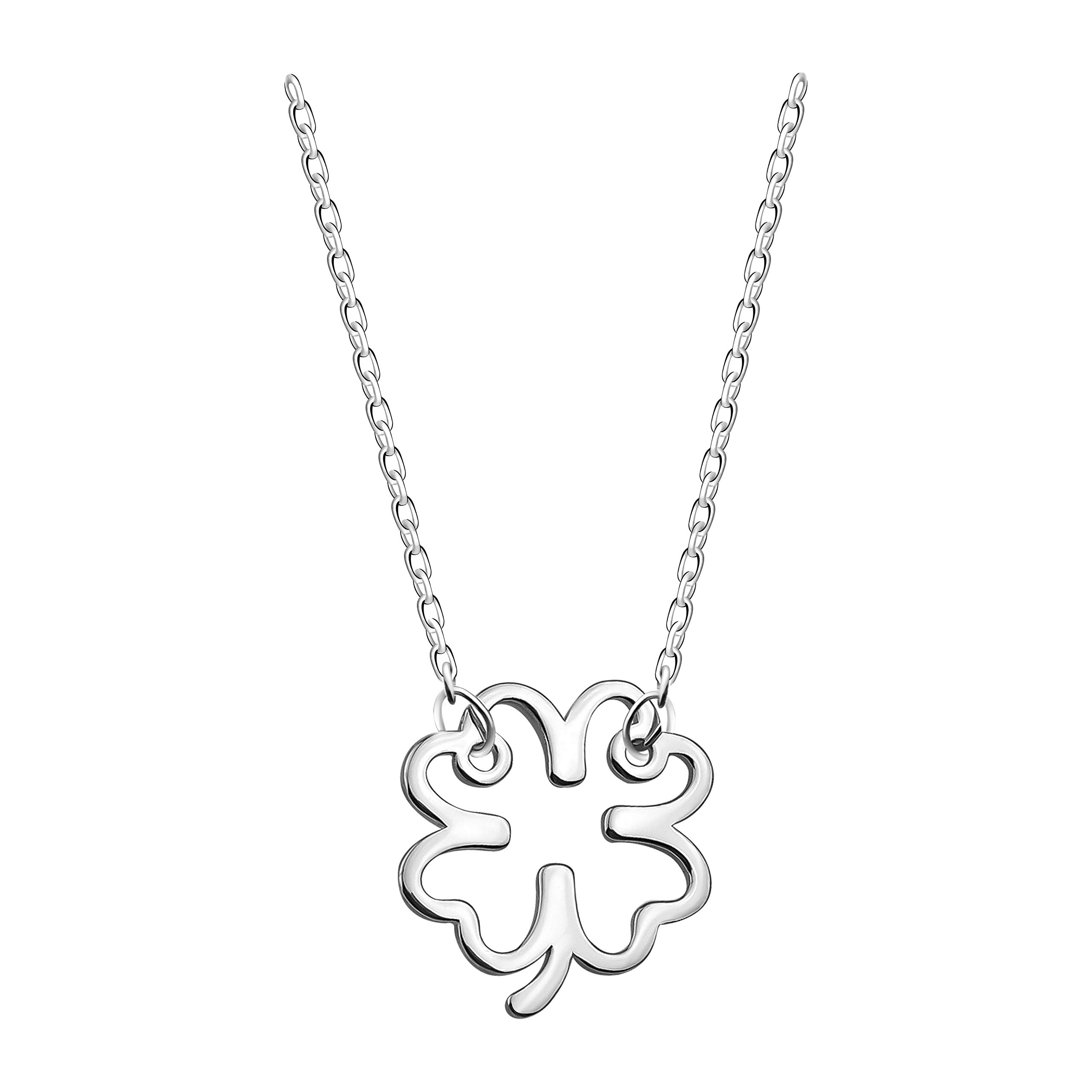 Sofia Milani - Women's Necklace 925 Silver - Clover Pendant - 50277