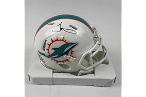 HOFSM.COM HALL OF FAME SPORTS MEMORABILIA Autographed/Signed Tyreek Hill Miami Dolphins Mini Football Helmet Beckett BAS COA