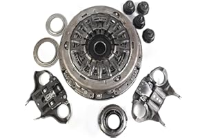 WOWAUTO 6DCT250 DPS6 Auto Transmission Clutch With Release Forks Bearing Kit Compatible with 2011-up Ford Focus Fiesta Transnation 1268154B-FX