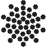 SATINIOR 50 Pairs (100 Pieces) Nipple Covers Disposable Pasties Breast Covers Self Adhesive No Show Bra for Women