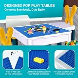 Lekebaby 6 Pack Large 10x10 Building Baseplates 32x32 Studs Blue view 6