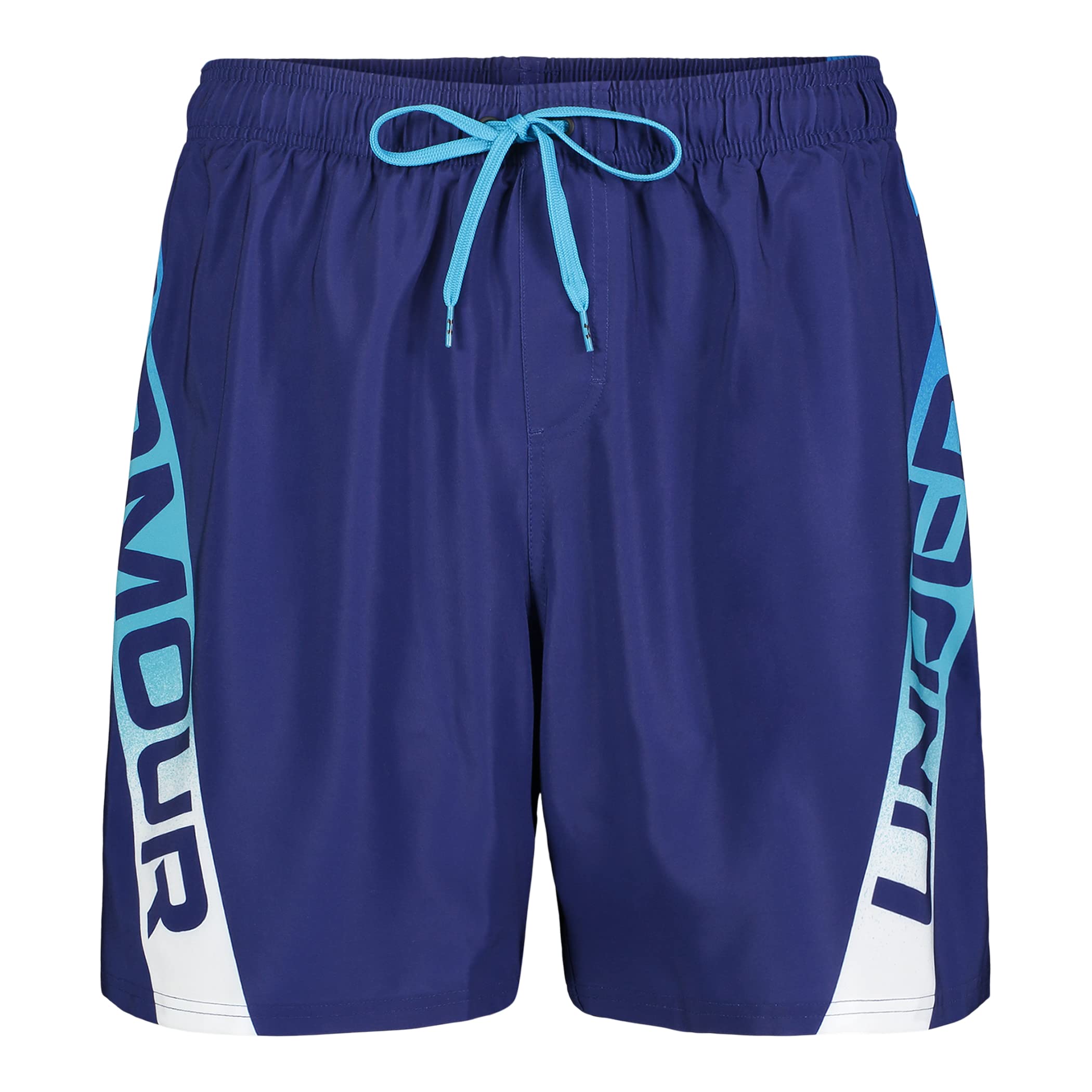 Under Armour Point Breeze Logo Volley, Sonar Blue Wordmark, SM Image