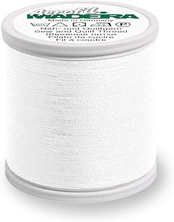MADEIRA 9126-8010 Näh- und Quiltgarn, 2-lagig, Polyester, 120 W, Weiß