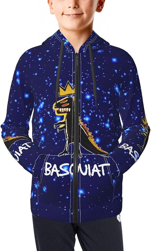 basquiat hoodie white