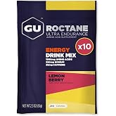 GU Energy Roctane Energy &amp; Hydration Drink Mix, Lemon Berry, 10 Single Serving Packets