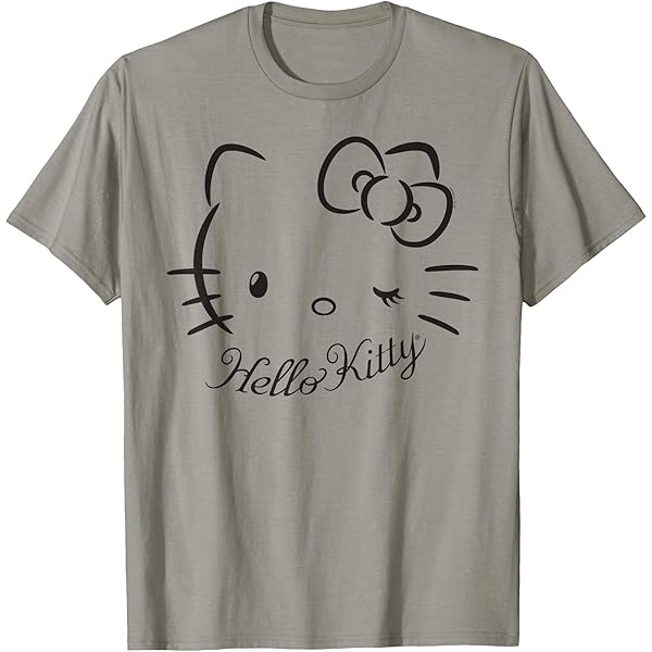 Amazon.com: Hello Kitty Peeking Pocket Tee Shirt T-Shirt