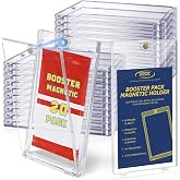DEDC Booster Pack Protector Card Holder UV Magnetic Case MTG Display Holder Clear Cases Fit for Standard Cards Storage Protect Collectible Sports Gaming Cards (Value Storage Pack(20pcs))