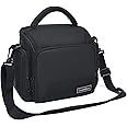 Shoulder Camera Bag Cwatcun Water Resistant Sling Camera Bag for Nikon Canon Sony Pentax Olympus Panasonic Samsung & Many Mor