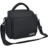 Shoulder Camera Bag Cwatcun Water Resistant Sling Camera Bag for Nikon Canon Sony Pentax Olympus Panasonic Samsung & Many Mor