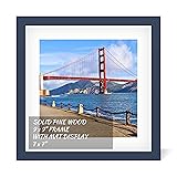 POUYCIW 9x9 Inch Wood Picture Frame for Wall