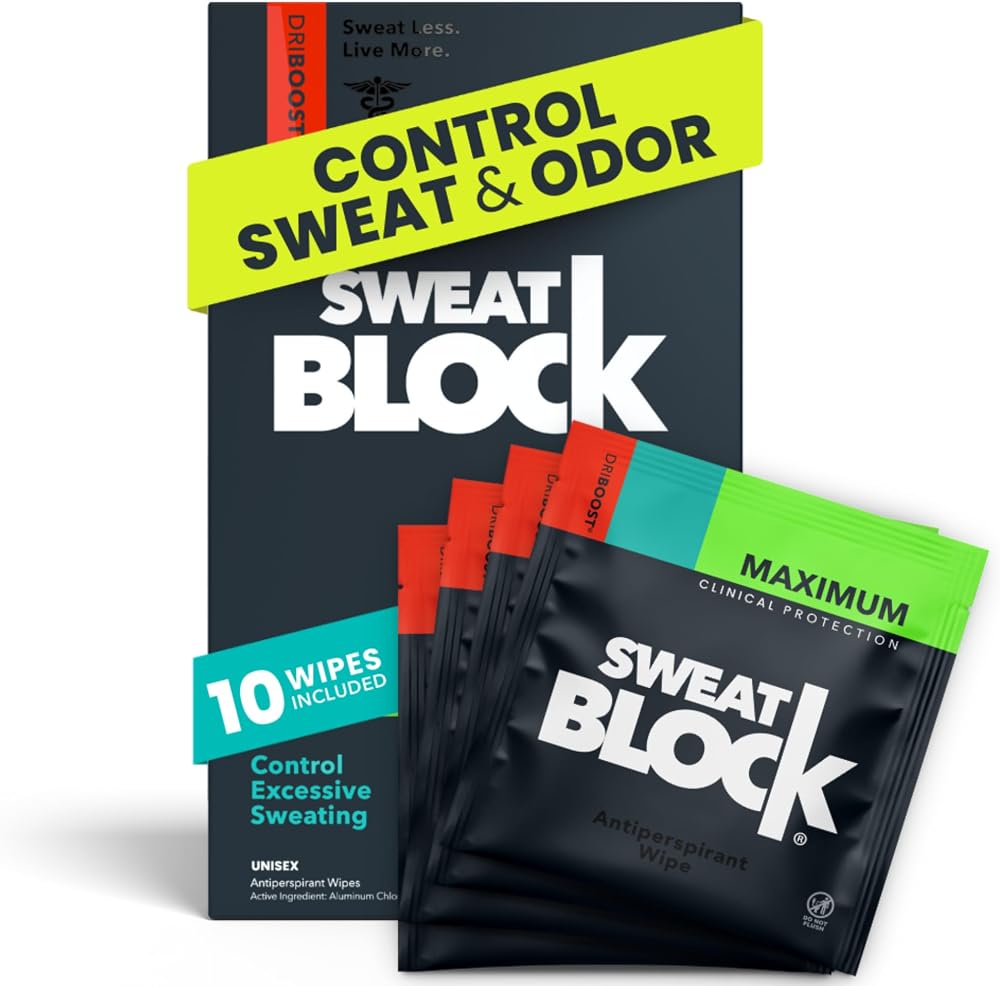 Clinical Strength Deodorant Wipes Unscented 10 ct