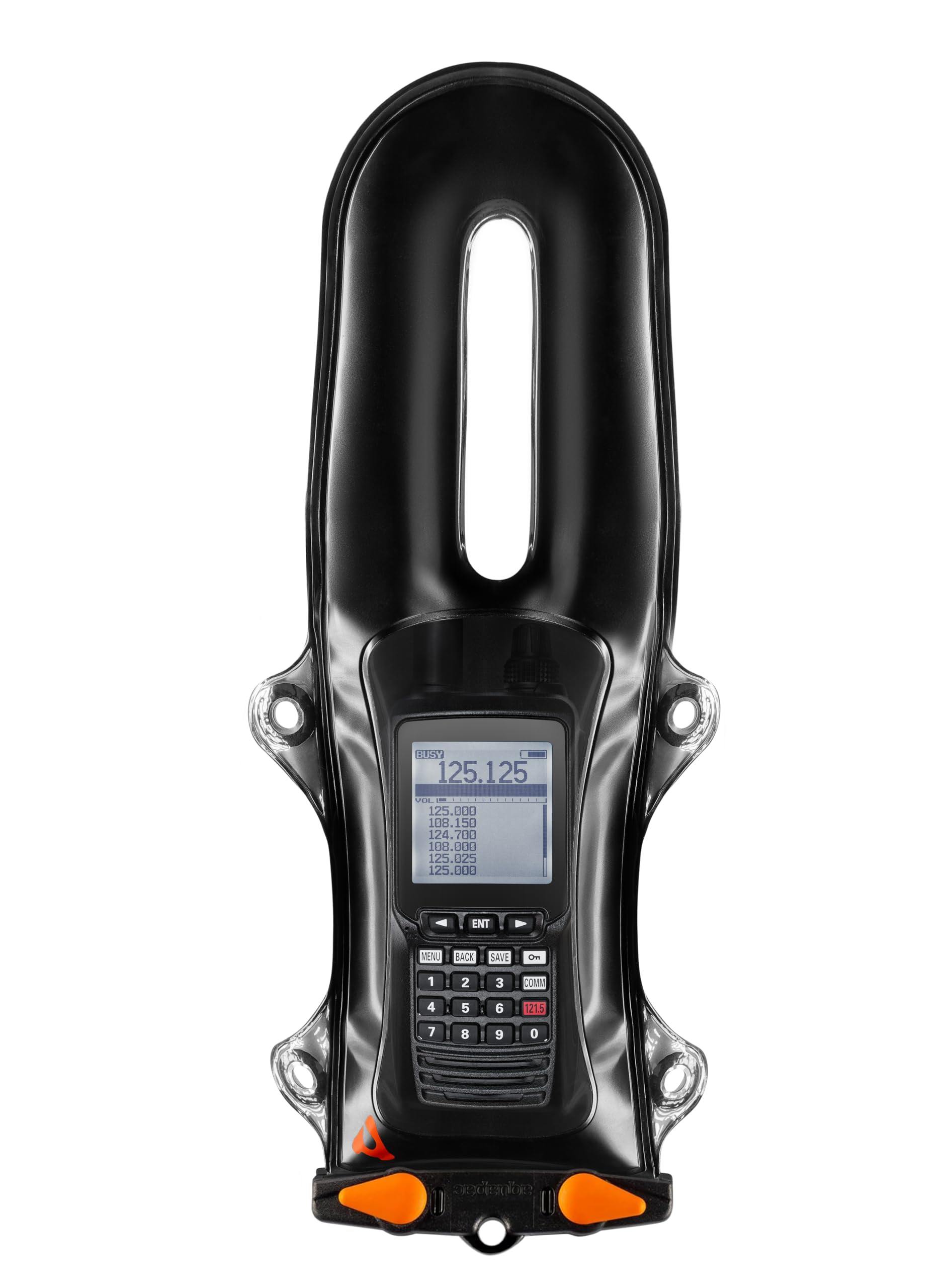 Aquapac Waterproof Pro Harness VHF Radio Case, 2 Way Radio Pouch, 3 Way Harness, Made in The UK, 5 Year Warranty, Eco Friendly, Professional