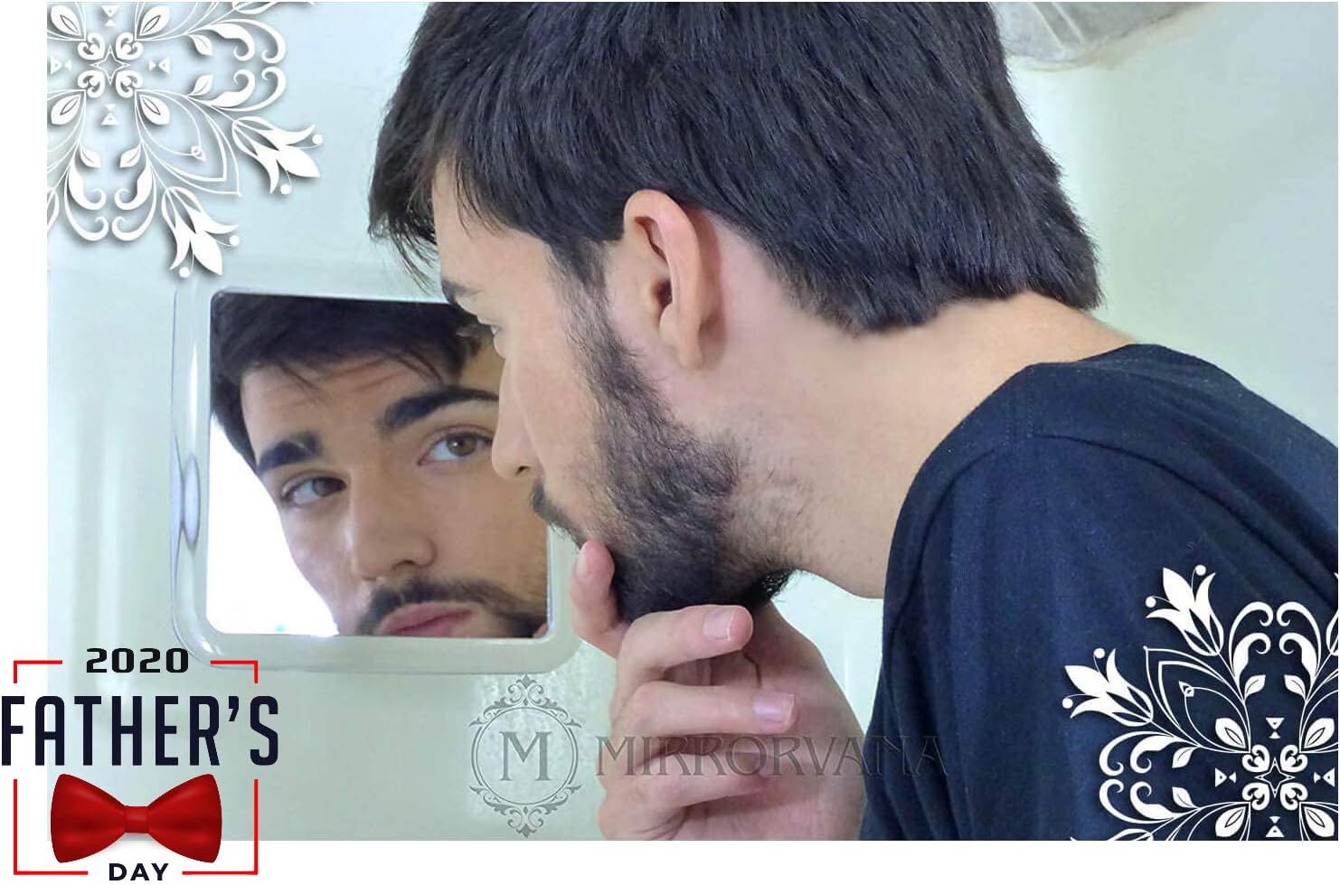 Mirrorvana Fogless Shower Mirror for Fog Free Shaving with Upgraded Suction-Cup, Shatterproof Surface and 360° Swivel, 6.3 x 6.3 Inch : Beauty