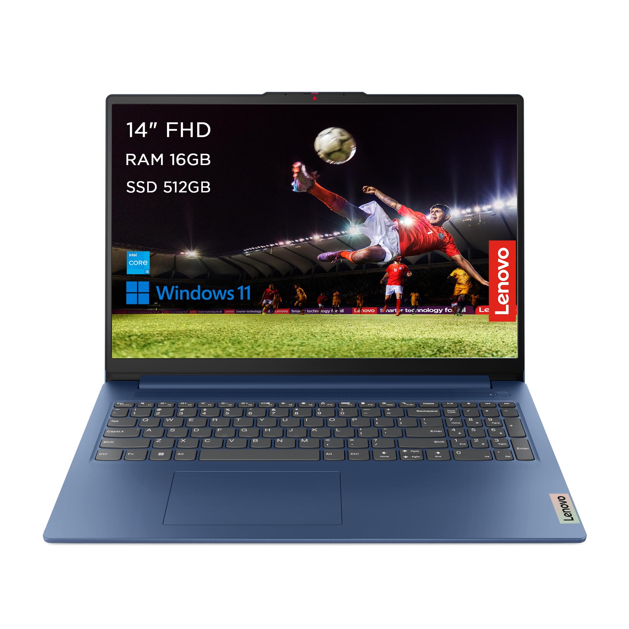 Lenovo IdeaPad Slim 3 | 14 inch Full HD Laptop | Intel Core i5-12450H | 16GB RAM | 512GB SSD | Windows 11 Home | Abyss Blue