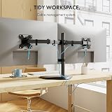 VonHaus Dual Monitor Stand 13-32 inch Full Motion VESA 75x75 100x100 view 6