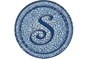 Skip's Garage Custom Monogrammed Decorative Pool Art - Mosaic Pool Art - Choose Your Size & Personalization - Easy Drop-in Installation