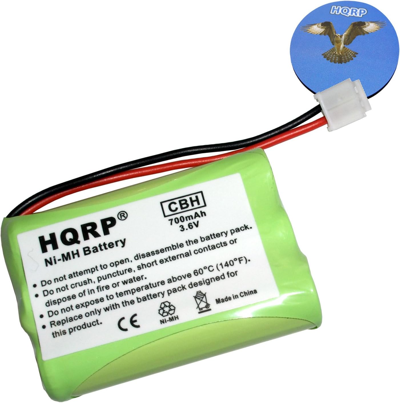 HQRPPhone Battery Compatible with VTech mi6896, mi6895, mi6870, mi6866, mi6872, mi6879, mi6882, vt6897 Cordless Telephone