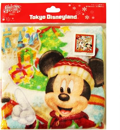 Amazon Co Jp ディズニー クリスマス ファンタジー 15 ウォッシュタオル ミッキー ミニー プルート 東京 ディズニーランド限定 グッズ おもちゃ
