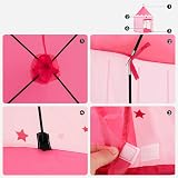 SONGMICS Princess Castle Play Tent Girls Kids Indoor Outdoor Teepee LPT01PK view 8