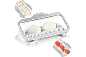 Larger Egg Slicer for Hard Boiled Eggs Banana Slicer, Aluminium & Stainless Steel Wires Strawberry slicer Multipurpose Heavy 