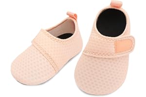 L-RUN Baby Water Shoes Barefoot Walking Shoes Infant Aqua Sock Swim Shoes for Beach Pool Sand Babies First Walker Shoes