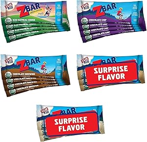 CLIF KID ZBAR - Organic Granola Bars - Variety Pack - Non-GMO - Organic -Lunch Box Snacks (1.27 Ounce Energy Bars, 18 Count)(Packaging & Assortment May Vary)