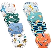 Cogindss Xmrlvn Baby Potty Training Underwear, Cotton Toddler Training Pants for Boys 3-4 T, 8 Pack, M, Blue