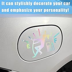 Augeny Funny Car Fuel Tank Sticker, EF Logo