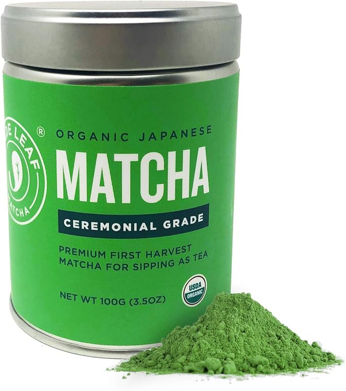 Jade Leaf Matcha Green Tea Powder USDA Organic Ceremonial Grade
