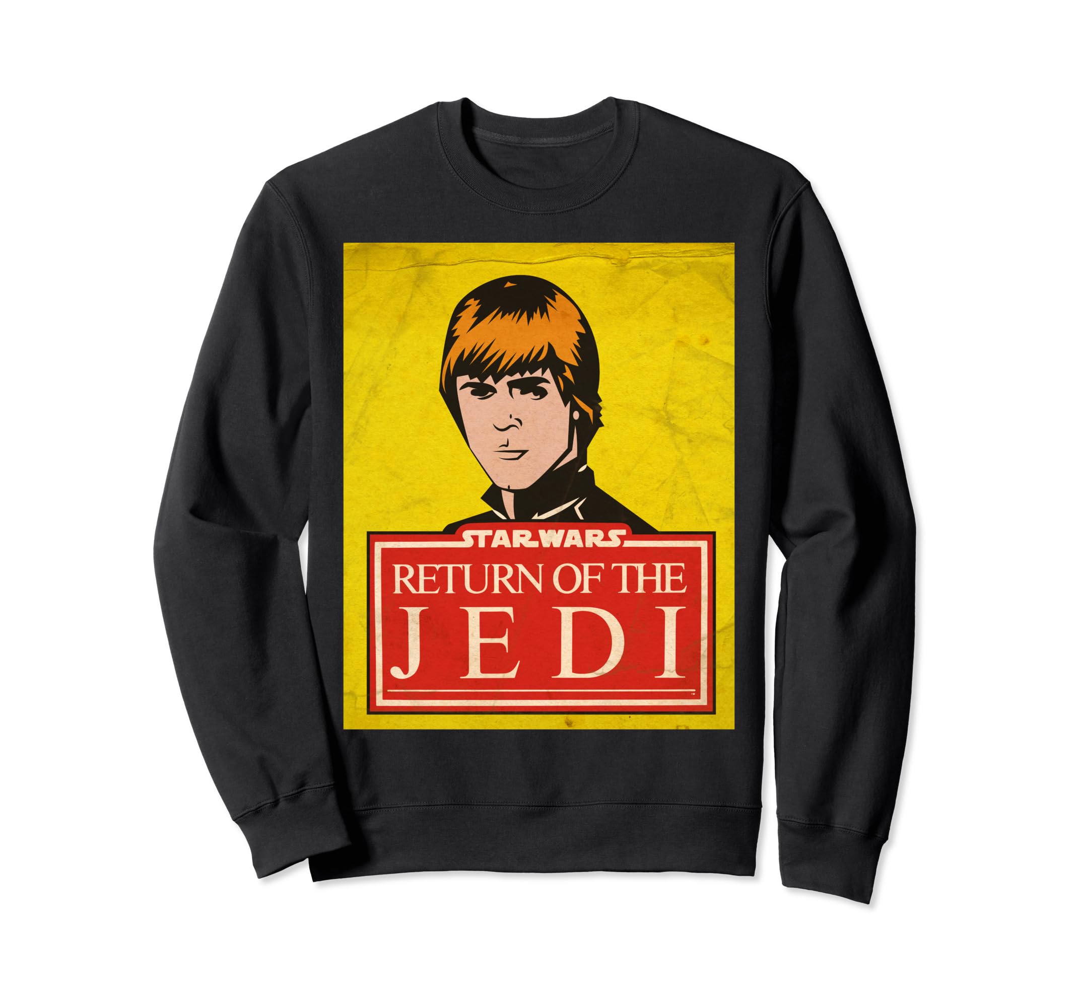 Star Wars Luke Skywalker Jedi Vintage Trading Card Sweatshirt