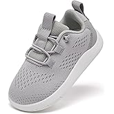 MORENDL Wide Toddler Shoes Baby Walking Shoes Girls Boys Zero Drop Minimalist Sneakers Slip On Tennis Shoe Breathable Naturally Flexible