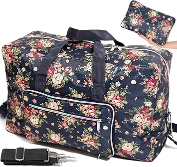 floral duffle bags